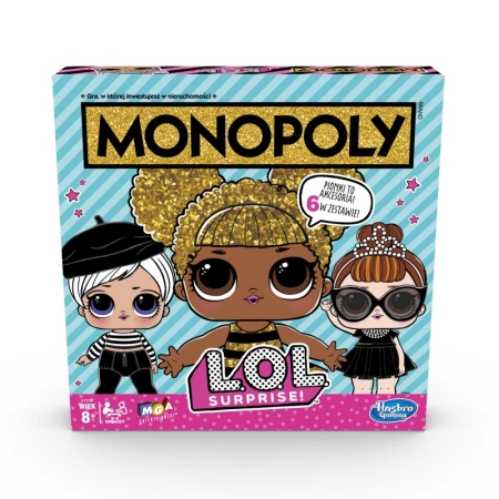 Monopoly LOL Surprise Wersja Polska E7572 HASBRO